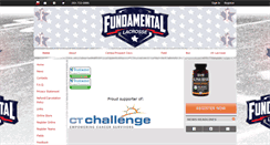 Desktop Screenshot of fundamentallacrosse.com