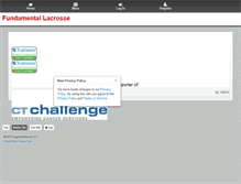 Tablet Screenshot of fundamentallacrosse.com